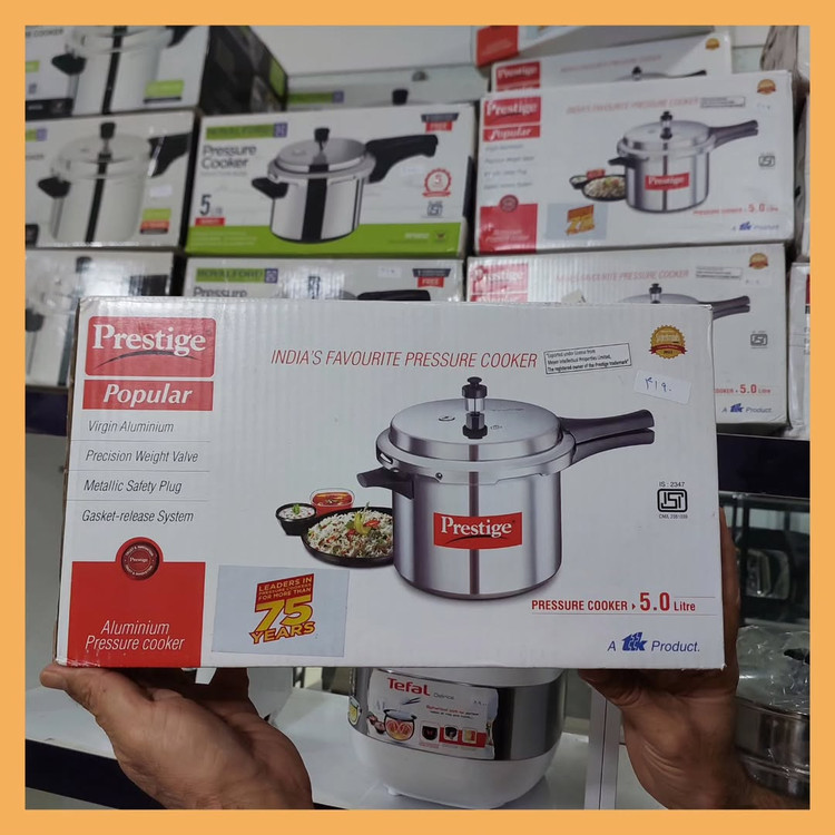 زودپز برند: پرستیژ ۵ لیتری مدل:Prestige Popular 5L Aluminium