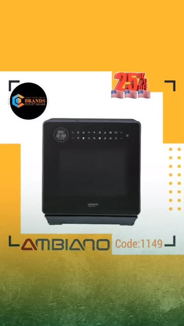 هواپز و فر بخار پز (سرخ کن بدون روغن) برند: آمبیانو( Ambiano) مدل: STR_S15L