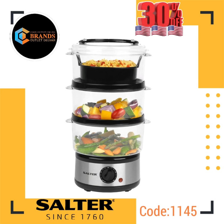 بخارپز برند:سالتر(SALTER) مدل:EK2726ZAZFOB