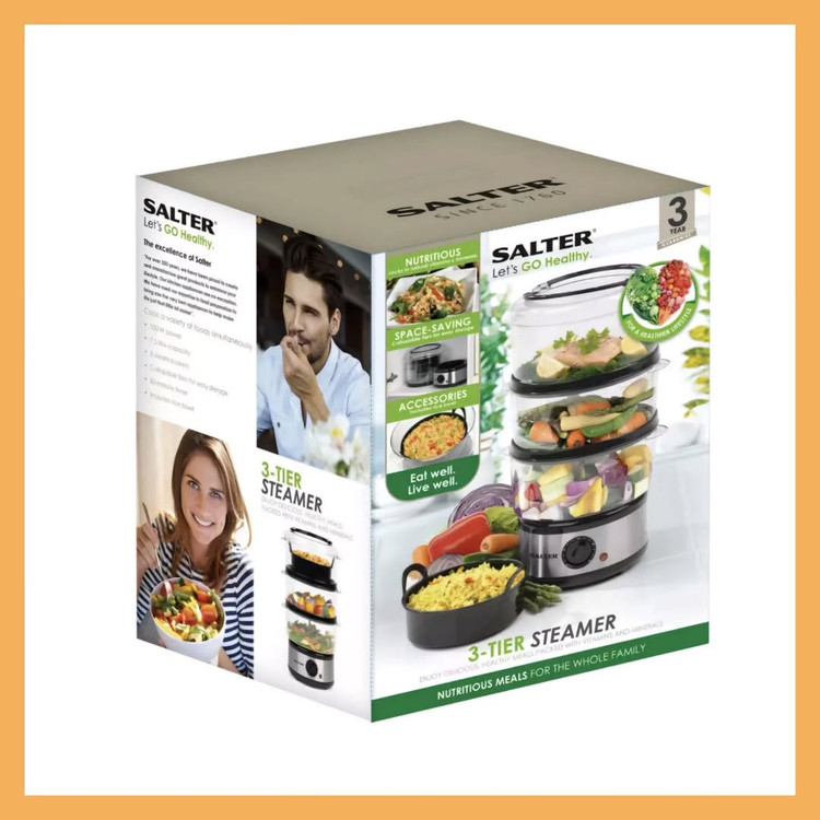 بخارپز برند:سالتر(SALTER) مدل:EK2726ZAZFOB