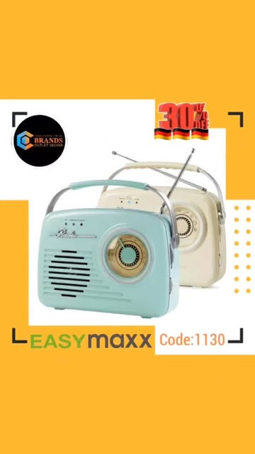 رادیو اسپیکر قابل حمل برند:ایزی مکس(Easy maxx)