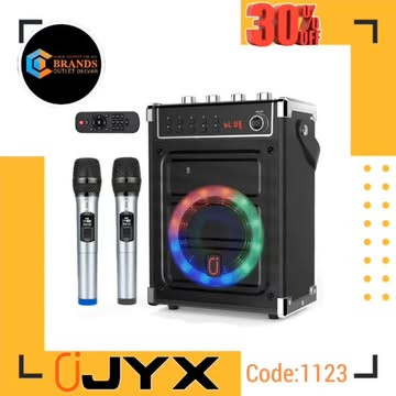 اسپیکر بلوتوثی قابل حمل کارائوکه برند:جی وای ایکس(JYX)