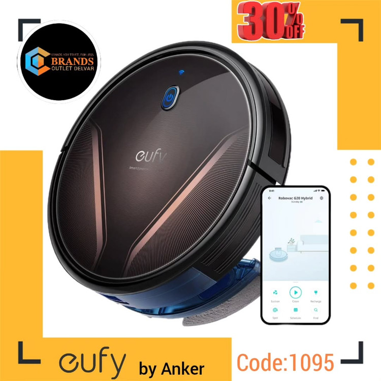 جارو هوشمند شارژی رباتیک برند: یوفی(Eufy) مدل:Robovac G20 Hybrid