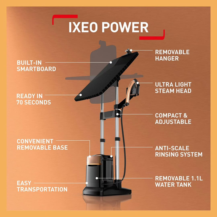 خارگر یا اتو بخار ایستاده برند: تفال(Tefal) IXEO POWER
