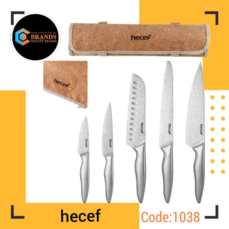 ست چاقو آشپزخانه ۵ تیکه برند: اسف(hecef)