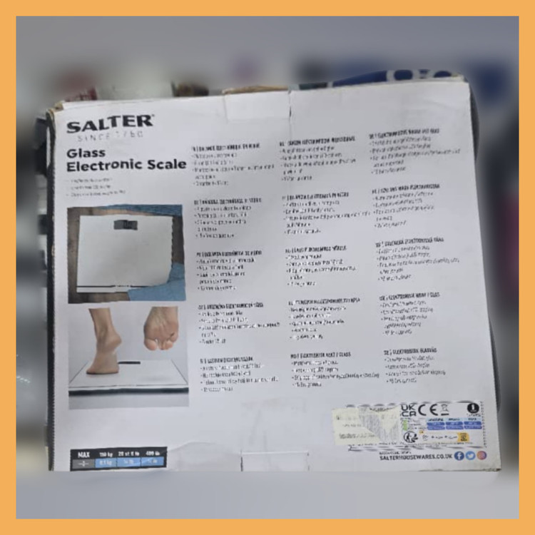 ترازوی حمام برند: سالتر(SALTER)مدل :9205WH3R
