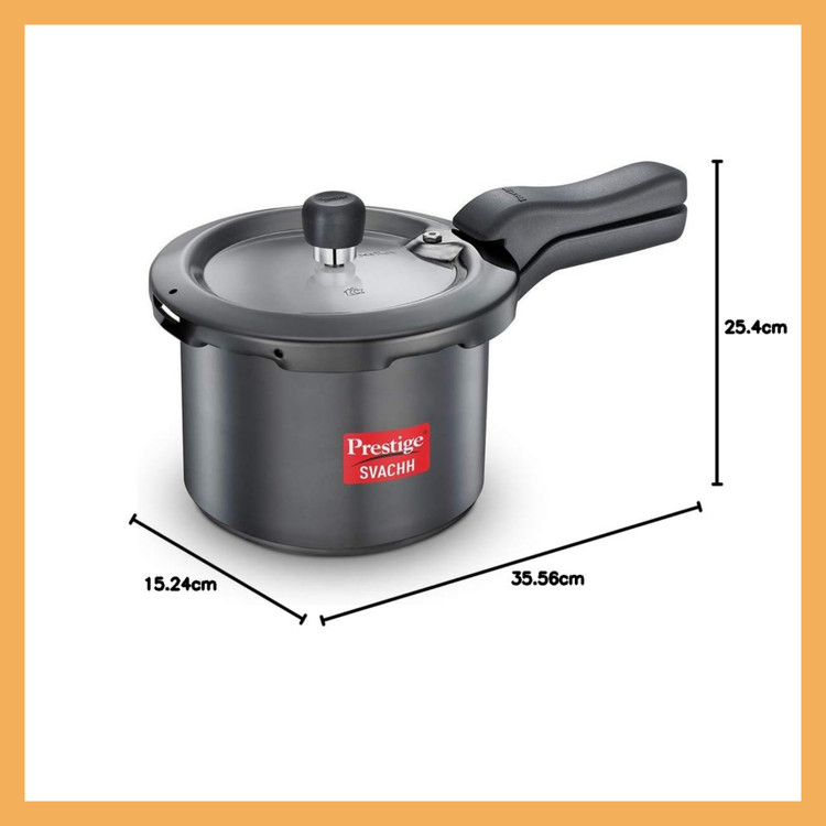 زودپز برند: پرستیژ(prestige) مدل :Svachh Hard Anodised Pressure Cooker