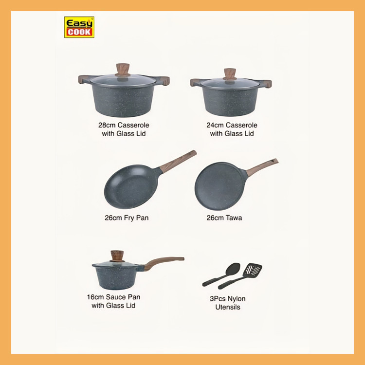 سرویس قابلمه که برند:ایزی کوک(Easy Cook) مدل: AFT214