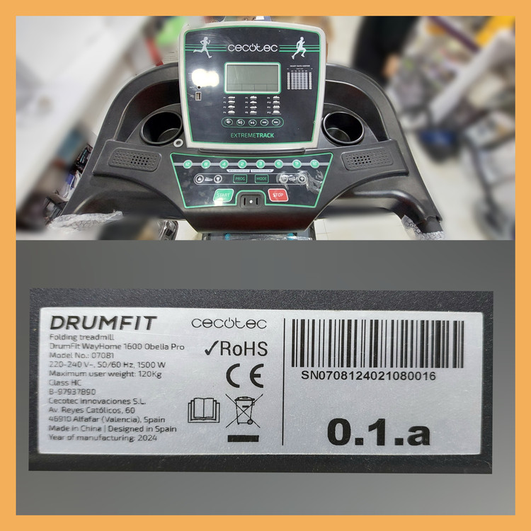 تردمیل برند: سکوو تِک(Cecotec) مدل: DRUMFIT07081