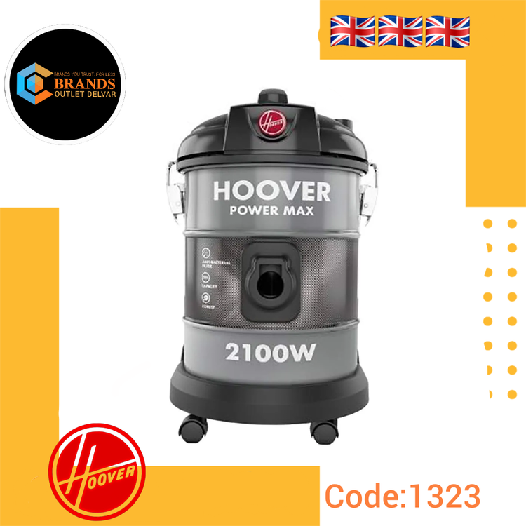 جاروبرقی سطلی (Drum Vacuum Cleane) برند: Hoover مدل: HT87‑T2‑ME (Power Max Tank Vac)