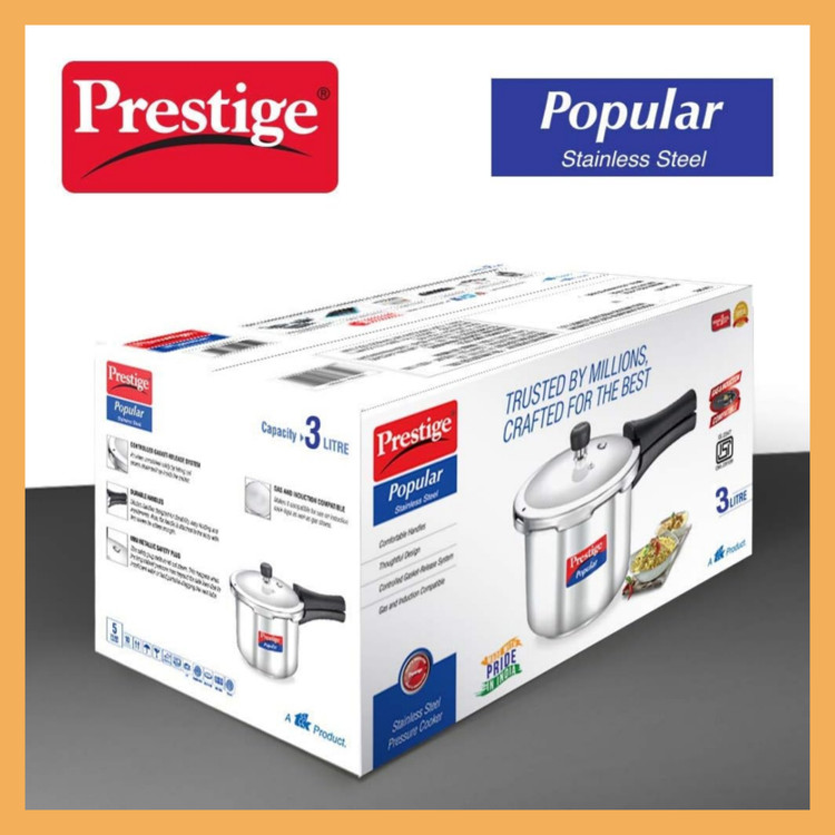 زودپز برند: پرستیژ(prestige) مدل: 20651 ۳ لیتری