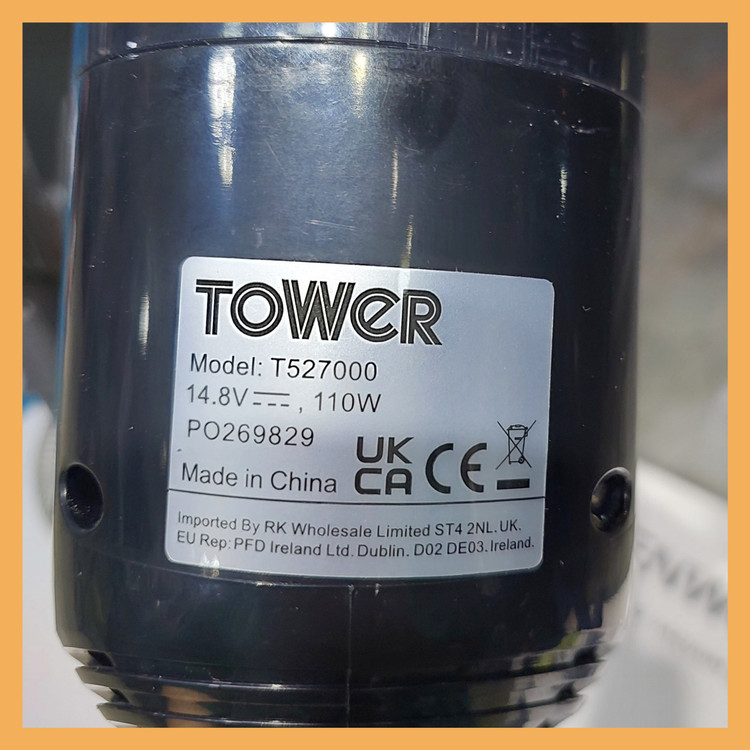 جاروبرقی شارژی خودرو برند:تاور(Tower) مدل: T527000