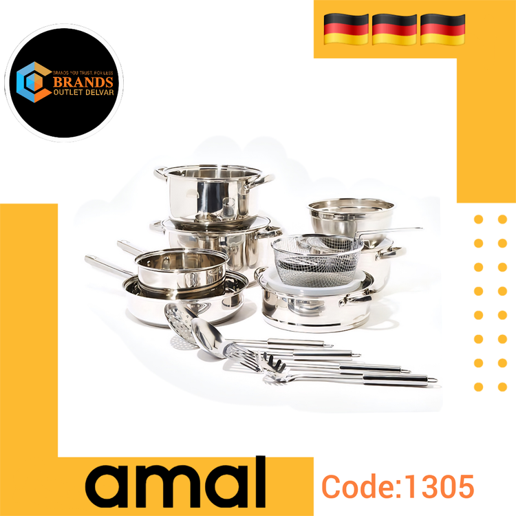 سرویس پخت و پز برند: آمال(amal) ۱۸ تیکه مدل: N26502543A