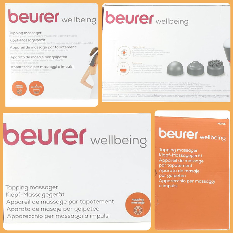 محصول:ماساژور ضربه ای مادون قرمز برند: بیورر(Beurer) مدل: MG55