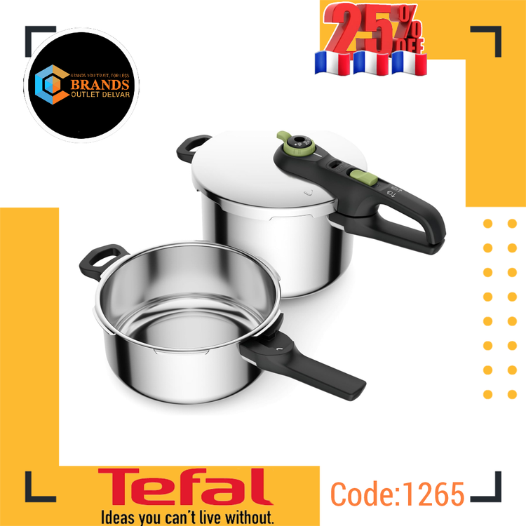 زودپز دو قلو برند: تفال(Tefal) ۴ و ۶ لیتری مدل: P2584300