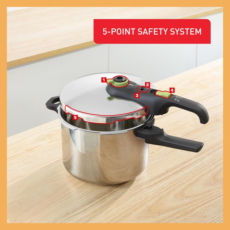 زودپز دو قلو برند: تفال(Tefal) ۴ و ۶ لیتری مدل: P2584300