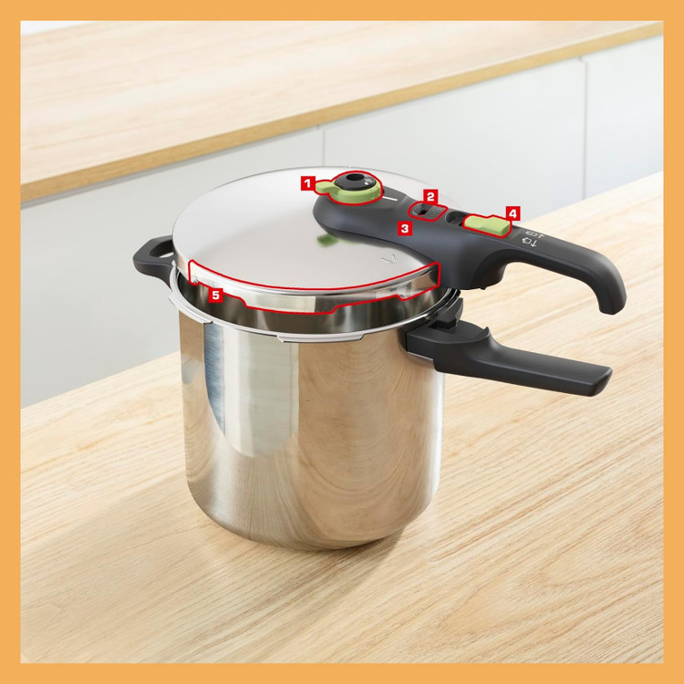 زودپز برند تفال(Tefal) ۸لیتری مدل: P2584402