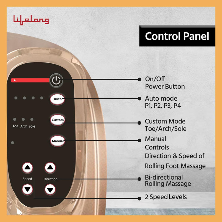ماساژور برقی پا برند: لایف لانگ(Lifelong)