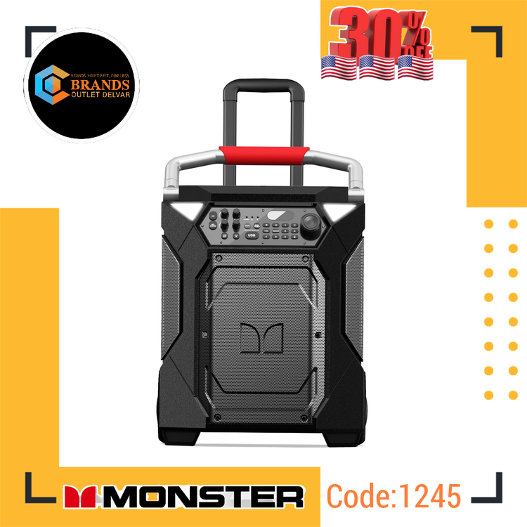 سپیکر بلوتوثی قابل حمل برند: مانستر(MONSTER) مدل: ROCKIN' ROLLER 360