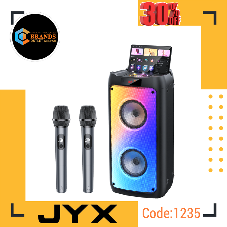 اسپیکر بلوتوثی قابل حمل کارائوکه برند:جای اکس(JYX)