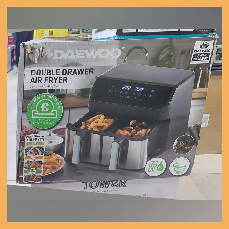 ایر فرایر دوقلو ۹ لیتری برند دوو (Daewoo) مدل CT002210