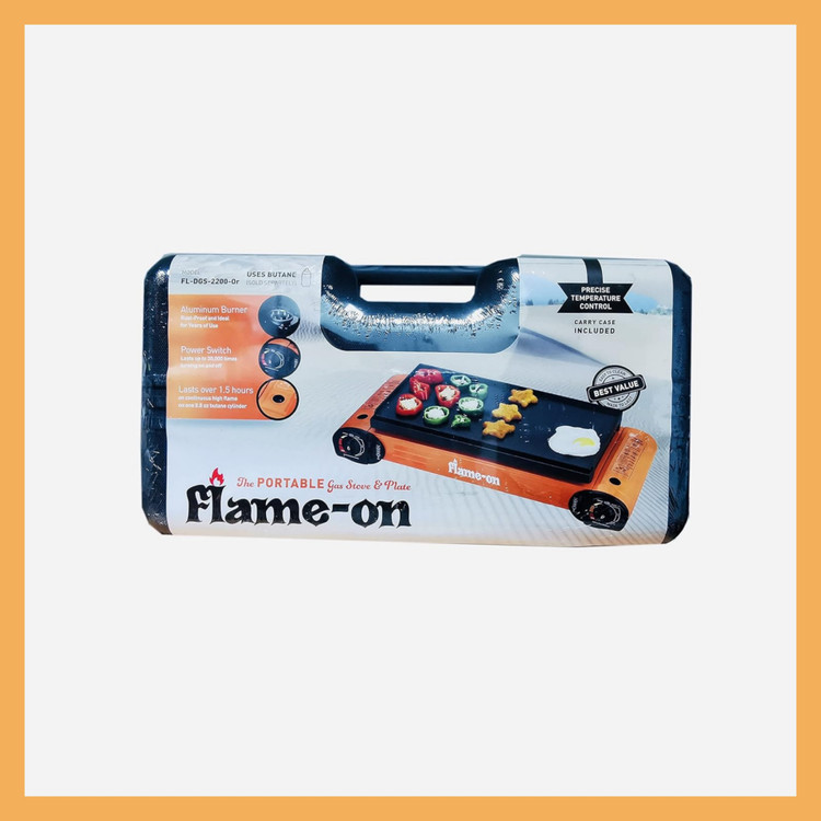 اجاق گاز دو شعله کمپینگ برند: فلیم آن(Flam On)