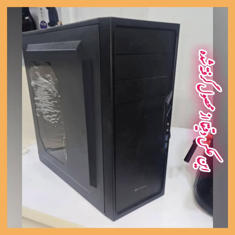 کیس گیمینگ شارکن مدل VS4W-پنل بغل شیشهای با ابعادابعاد: 45×20×43 سانتیمتر