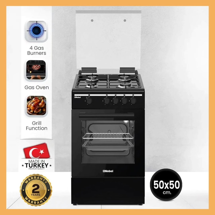 اجاقگاز مبله نوبل 4 شعله مدل NGC5000BK