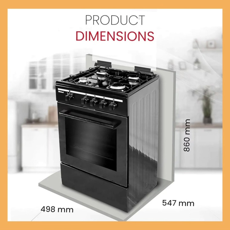 اجاقگاز مبله نوبل 4 شعله مدل NGC5000BK