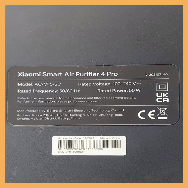 تصفیه هوا شیائومی مدل Air Purifier 4 Pro