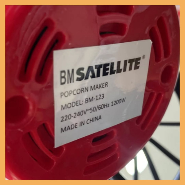 پاپکورن ساز بیام ستلایت مدل BM123-استوک