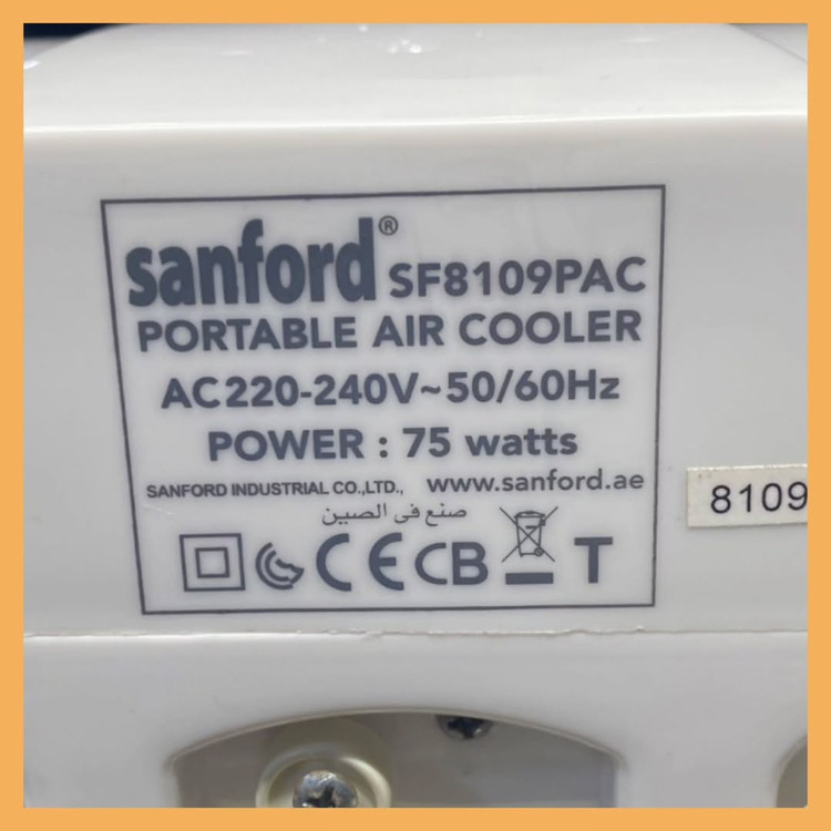 کولر پرتابل سنفورد مدل SF8109PAC