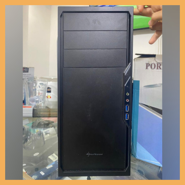 کیس گیمینگ شارکن مدل VS4W-پنل بغل شیشهای با ابعادابعاد: 45×20×43 سانتیمتر